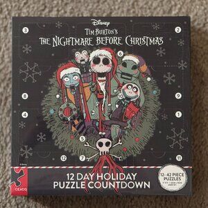 Disney NBC - Nightmare Before Christmas Puzzle Advent Calendar NEW Countdown